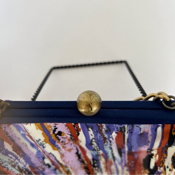 ARIA BY MARY FRANCES SATIN SHOULDER BAG - Picture 9 of 12